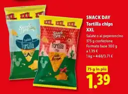 Lidl Snack Day Tortilla Chips XXL offerta