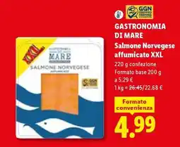 Lidl Salmone Norvegese affumicato XXL offerta