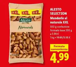 Lidl Alesto Selection Mandorle al naturale XXL offerta