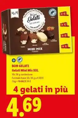 Lidl BON GELATI Gelati Mini Mix XXL offerta
