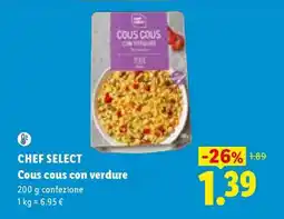 Lidl Chef Select Cous Cous con verdure offerta