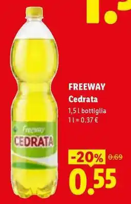 Lidl FREEWAY Cedrata offerta