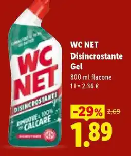 Lidl WC Net Disincrostante gel offerta