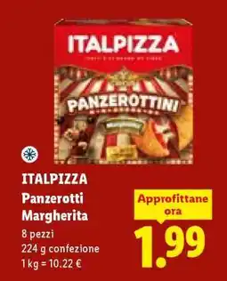 Lidl ITALPIZZA Panzerotti Margherita offerta