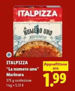 Lidl Italpizza La Numero Uno Marinara offerta