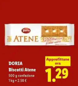 Lidl DORIA Biscotti Atene offerta