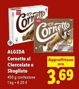 Lidl ALGIDA Cornetto al Cioccolato o Sbagliato offerta