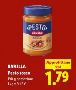Lidl BARILLA Pesto rosso offerta