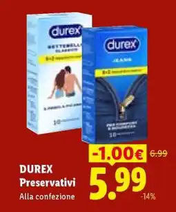 Lidl DUREX Preservativi offerta