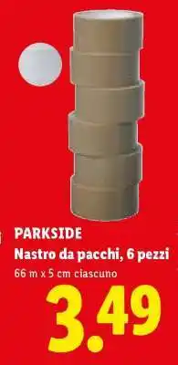 Lidl PARKSIDE Nastro da pacchi, 6 pezzi offerta