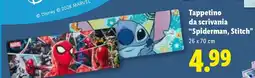 Lidl Tappetino da scrivania Spiderman, Stitch offerta
