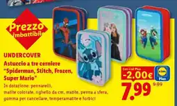 Lidl UNDERCOVER Astuccio a tre cerniere offerta