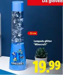 Lidl Lampada glitter “Minecraft” offerta