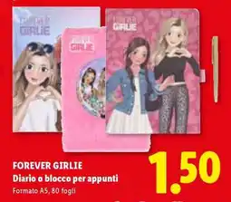Lidl FOREVER GIRLIE offerta