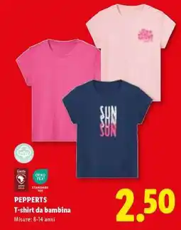 Lidl PEPPERTS T-shirt da bambina offerta