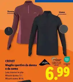 Lidl CRIVIT Maglia sportiva da donna o da uomo offerta