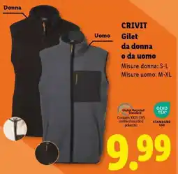 Lidl CRIVIT Gilet da donna o da uomo offerta