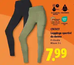 Lidl CRIVIT Leggings sportivi da donna offerta