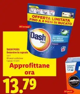 Lidl DASH PODS offerta
