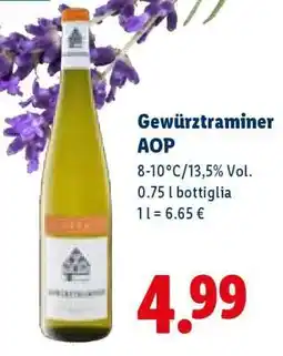 Lidl Gewürztraminer AOP offerta