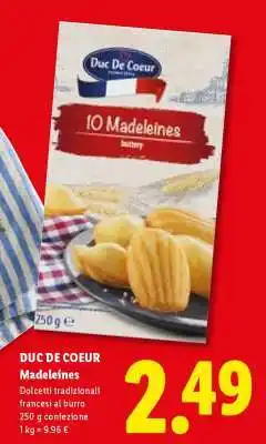 Lidl Duc de Coeur Madeleines offerta