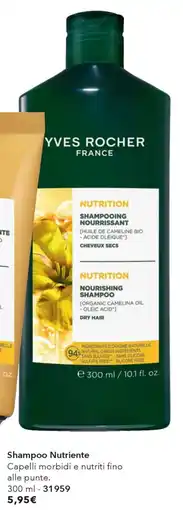 Yves Rocher Yves Rocher Shampoo Nutriente offerta