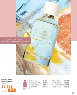 Yves Rocher Yves Rocher Eau de Parfum Pleines Natures offerta