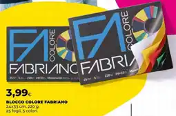 Unicoop Blocco colore fabriano offerta