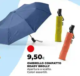 Unicoop Ombrello compatto ready brolly offerta