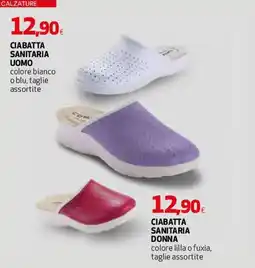 Ipercoop Ciabatta sanitaria uomo or donna offerta