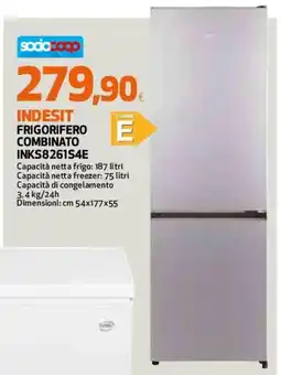 Ipercoop Indesit frigorifero combinato offerta