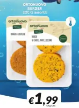 Supermercati Visotto Ortonuovo burger offerta