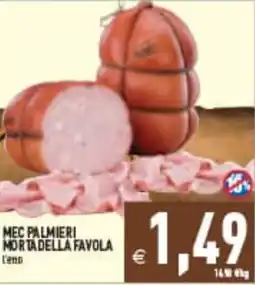 Supermercati Agorà Mec palmieri mortadella favola offerta