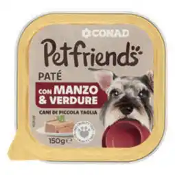 Spazio Conad PATÉ CONAD PETFRIENDS offerta