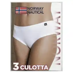 Spazio Conad SET 3 SLIP O 3 CULOTTE DONNA NORWAY offerta