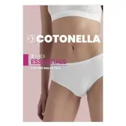 Spazio Conad SET 3 SLIP DONNA COTONELLA offerta