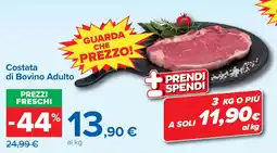 Carrefour Costata di Bovino Adulto offerta