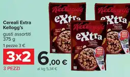 Carrefour Cereali Extra Kellogg's offerta