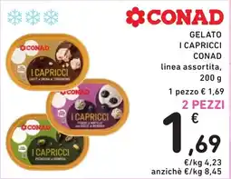 Spazio Conad Gelato I Capricci Conad offerta