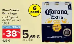 Carrefour Birra Corona Extra Lager offerta