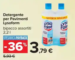 Carrefour Detergente per Pavimenti Lysoform offerta