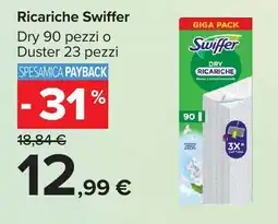 Carrefour Ricariche Swiffer Dry offerta