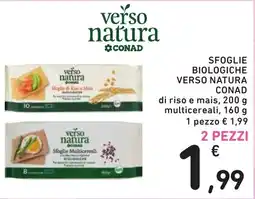 Spazio Conad Sfoglie biologiche Verso Natura Conad offerta