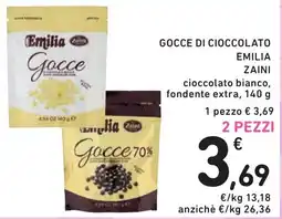 Spazio Conad Gocce di cioccolato Emilia Zaini offerta