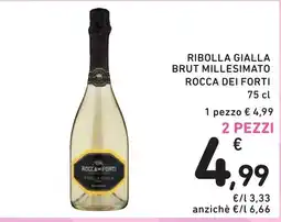 Spazio Conad Ribolla gialla brut millesimato rocca dei forti offerta