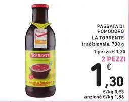 Spazio Conad Passata di pomodoro La Torrente offerta