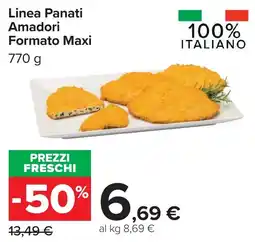 Carrefour Linea Panati Amadori Formato Maxi offerta