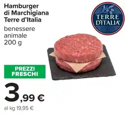 Carrefour Hamburger di Marchigiana Terre d'Italia offerta