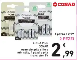 Spazio Conad Pile Conad offerta