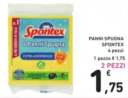 Spazio Conad Panni Spugna Spontex offerta
